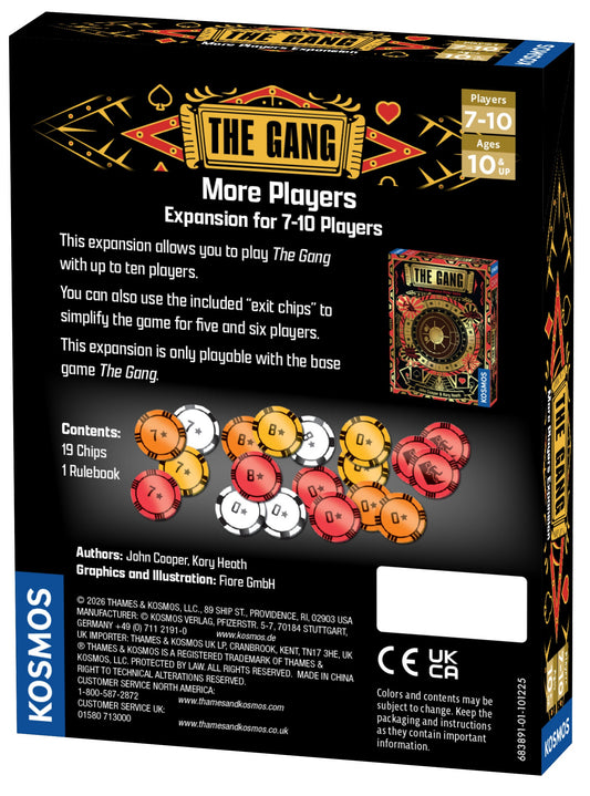 The Gang - More Players Expansion for 7-10 Players