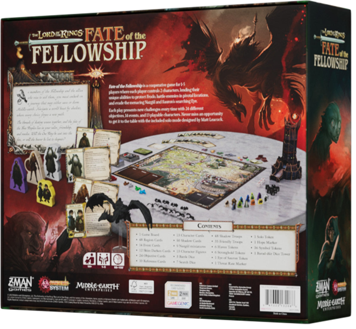 The Lord of the Rings Fate of the Fellowship - A Pandamic System Game