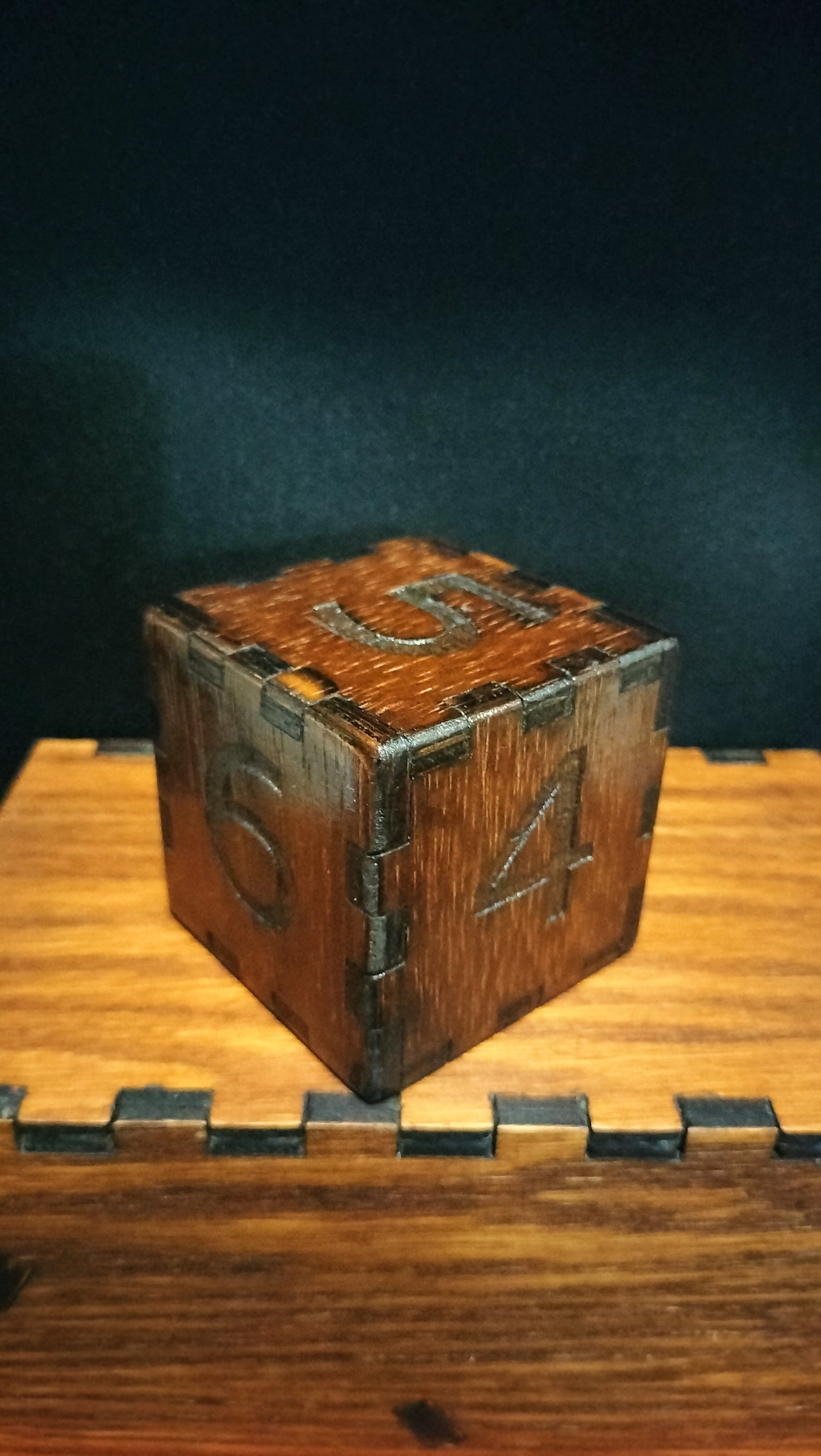 Hand Made timber die: D6