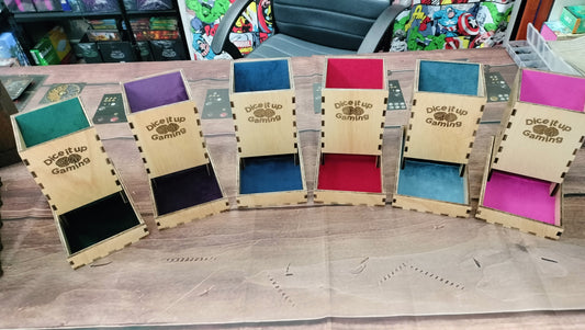Wooden large Dice Tower; Hand made by Dice it up Gaming