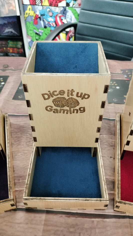 Wooden large Dice Tower; Hand made by Dice it up Gaming