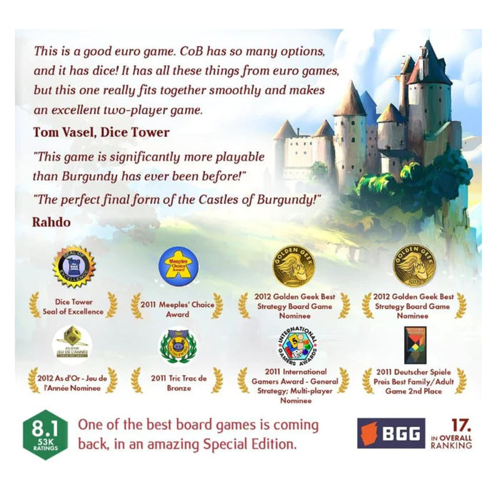 Castles of Burgundy Special Edition 2023 version (+ stretch goals)